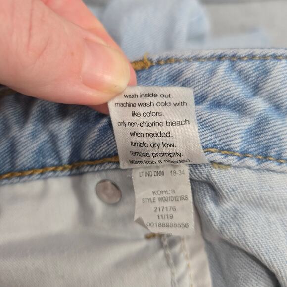 Elizabeth And James High Rise Crop Jeans Size 18 - Picture 5 of 5